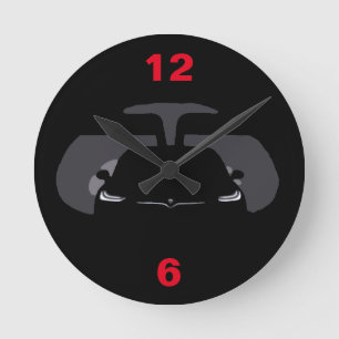 Darkness Round Clock