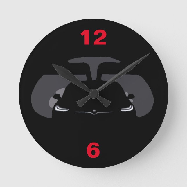 Darkness Round Clock (Front)