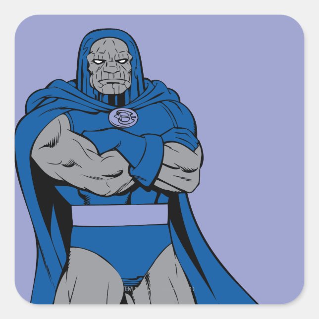 Darkseid Arms Crossed Square Sticker (Front)