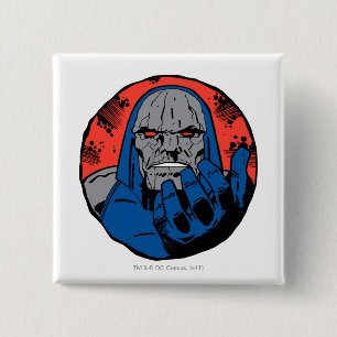 Darkseid  Head Shot 2 15 Cm Square Badge
