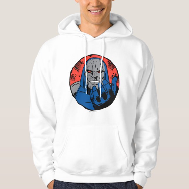 Darkseid  Head Shot 2 Hoodie (Front)
