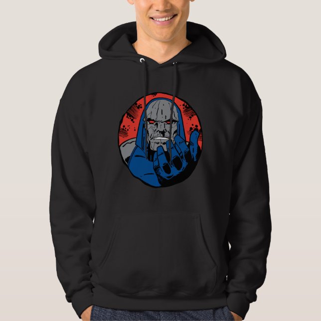 Darkseid  Head Shot 2 Hoodie (Front)
