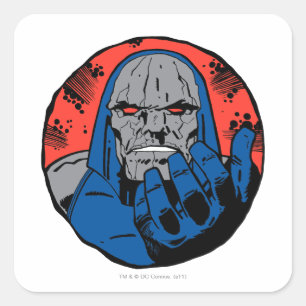 Darkseid Head Shot 2 Square Sticker
