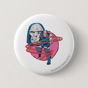 Darkseid Shoots Omega Beams 6 Cm Round Badge
