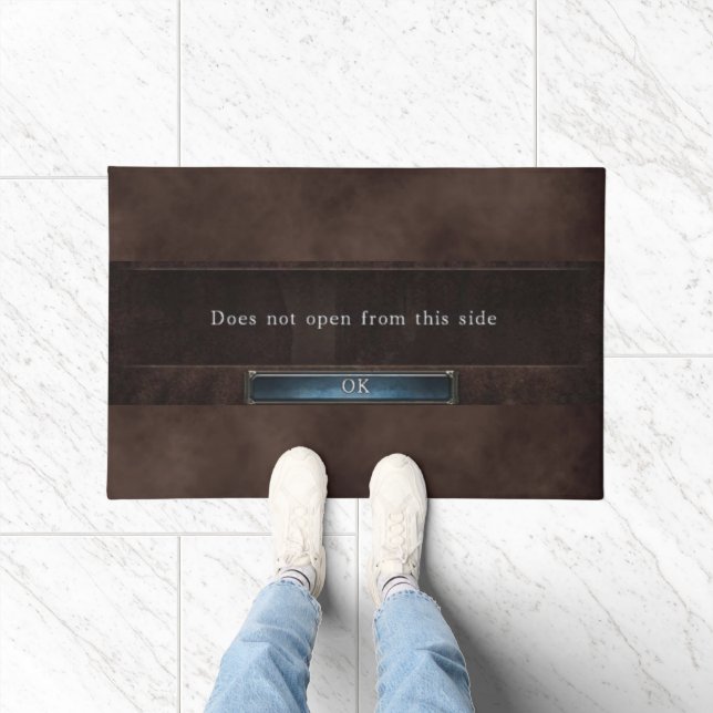 Darksouls doormat, Does not open from this side,  Doormat (Indoor)