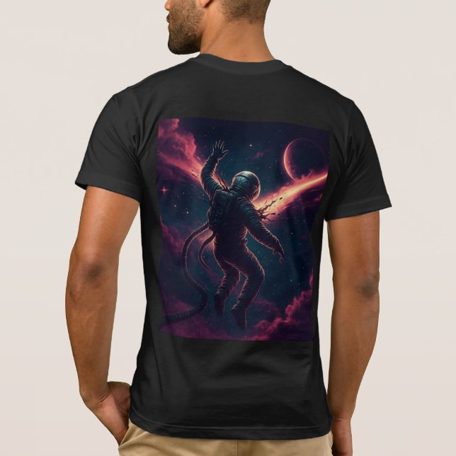 DarkStarBurn Monolith - Space Man special edition T-Shirt (Back)