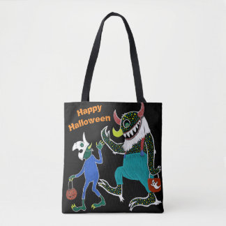 Darkverse | Halloween Haiku Trick Or Treat Tote Bag