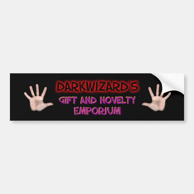 Darkwizard Gift & Novelty Emporium Bumper Sticker (Front)