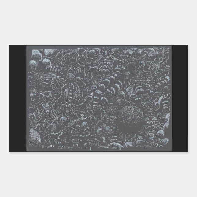 Darkworld, by Brian Benson Rectangular Sticker (Front)