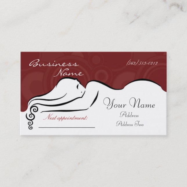 Darla's [red] Business Cards (Front)