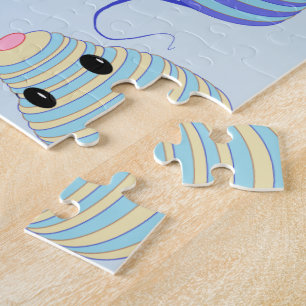 Darlene's Blue and Brown Mouses Jigsaw Puzzle