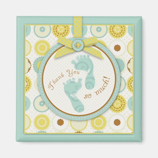 Darling Baby Toes TY Magnet 2 (Front)