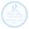 Darling Blue Footprints Baby Shower
