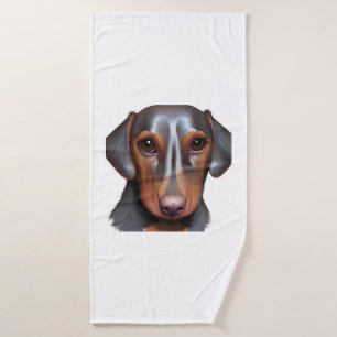 Darling Dachshund Bath Towel