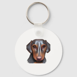 Darling Dachshund   Key Ring