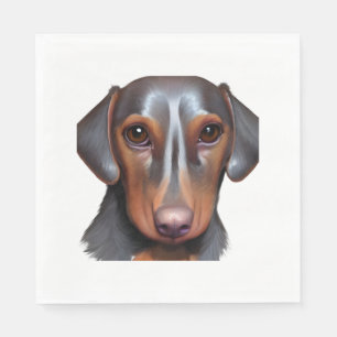 Darling Dachshund Napkin
