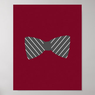 Darling Dapper Bowtie Nursery Wall Art