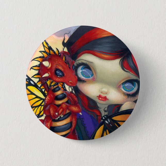 "Darling Dragonling III" Button (Front)