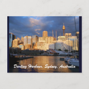 Darling Harbour, Sydney, Australia postcard