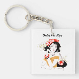 Darling I am Magic Attitude Quote Key Ring