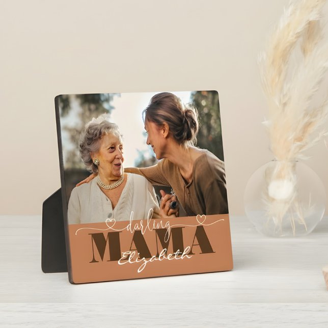 Darling Mama Photo Gift for Mum  Plaque (foto plaque)