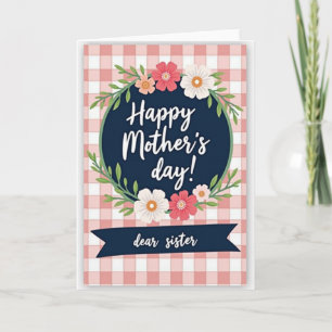 Darling Mothers Day Emblem Card
