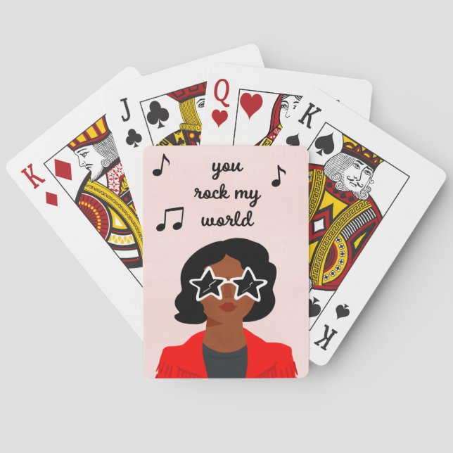 Darling Valentine III Playing Cards (Back)