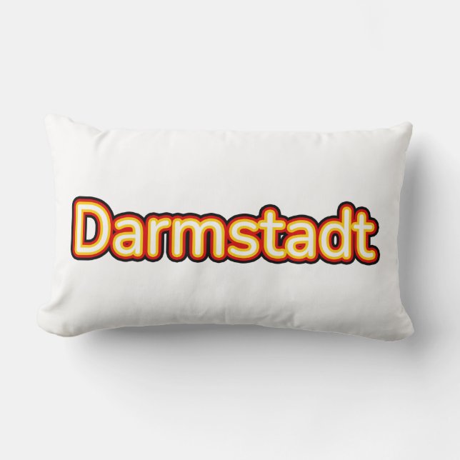 Darmstadt Deutschland Germany Lumbar Cushion (Front)
