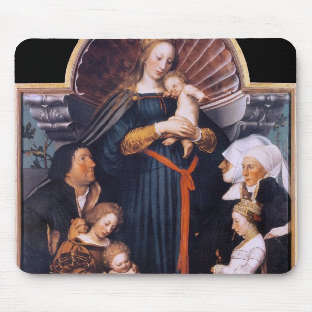 Darmstadt Madonna, Holbein the Younger Mouse Mat (Front)