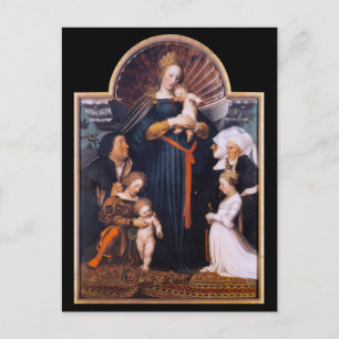 Darmstadt Madonna, Holbein the Younger Postcard
