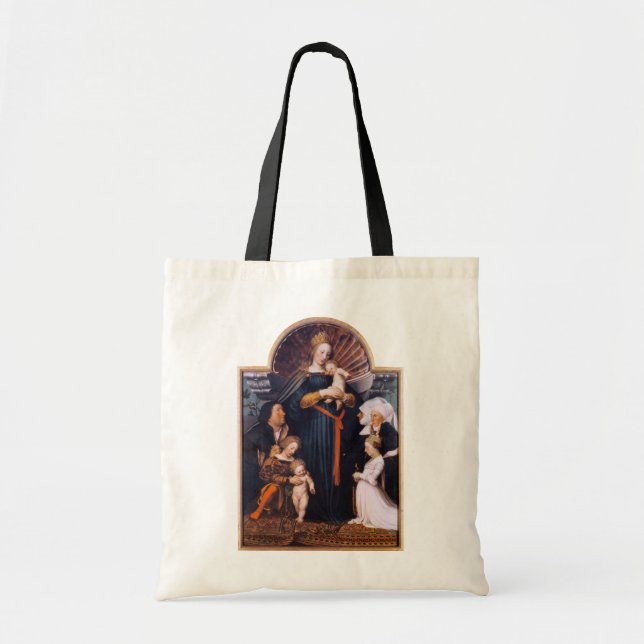 Darmstadt Madonna, Holbein the Younger Tote Bag (Front)