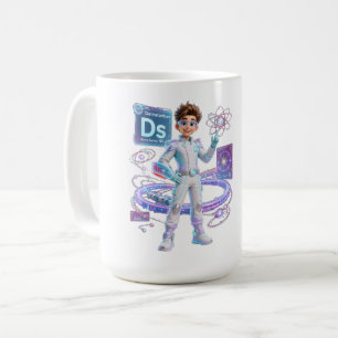 Darmstadtium (Ds) – Atomic Number 110 ATOMIVRA Coffee Mug