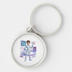 # Darmstadtium (Ds) – Atomic Number 110 ATOMIVRA Key Ring