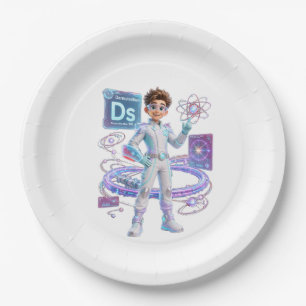 Darmstadtium (Ds) – Atomic Number 110 ATOMIVRA Paper Plate