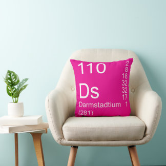 Darmstadtium Throw Pillow