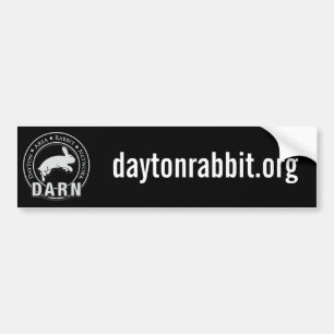 DARN Bumper Sticker - Black