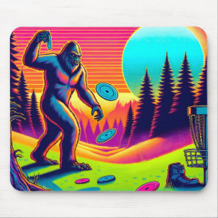 Darn Trees   Bigfoot Disc Golf Humor Personalized Mouse Mat