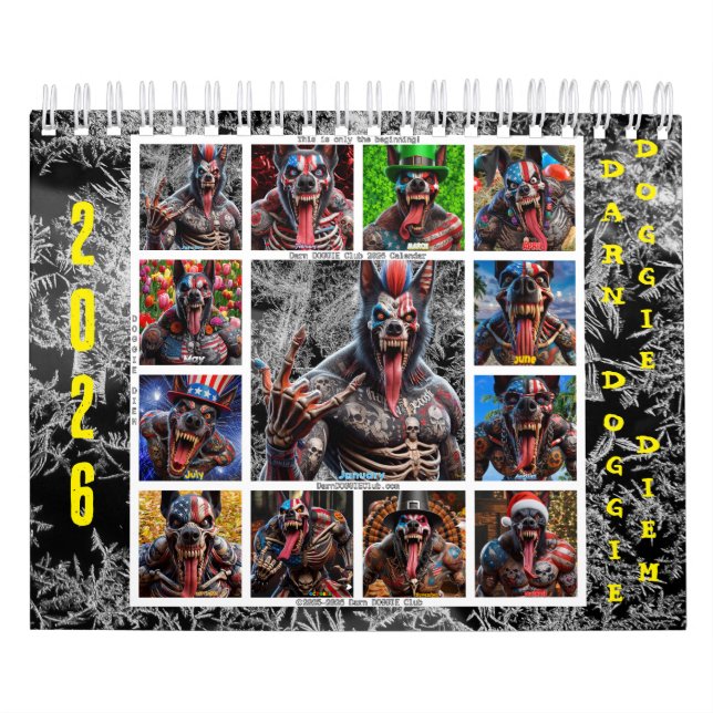 DarnDOGGIEClub 2026 Calendar (Cover)