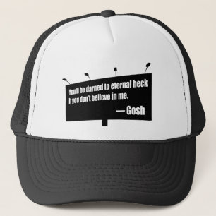 Darned to Eternal Heck funny hat
