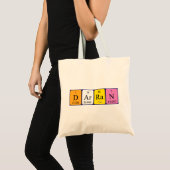 Darran periodic table name tote bag (Front (Product))