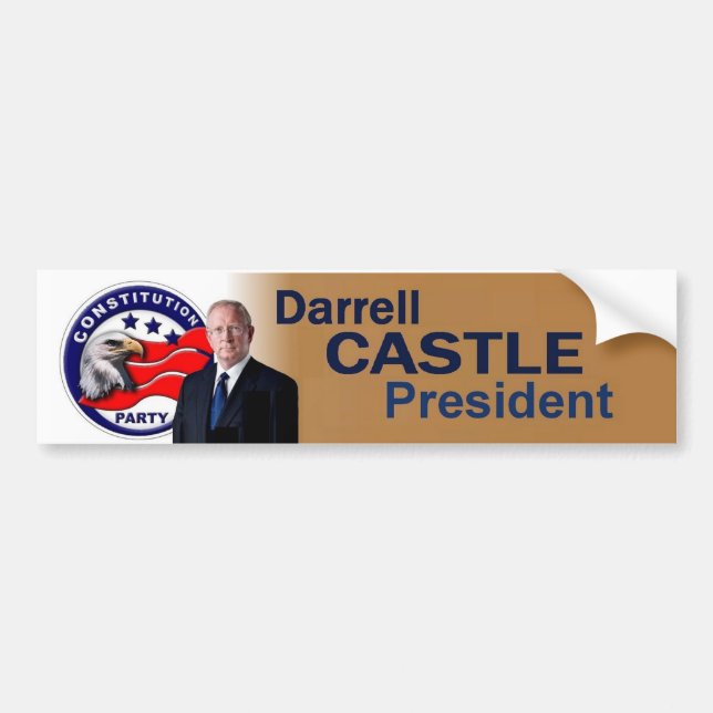 Darrell CASTLE 2016 Bumper Sticker (Front)