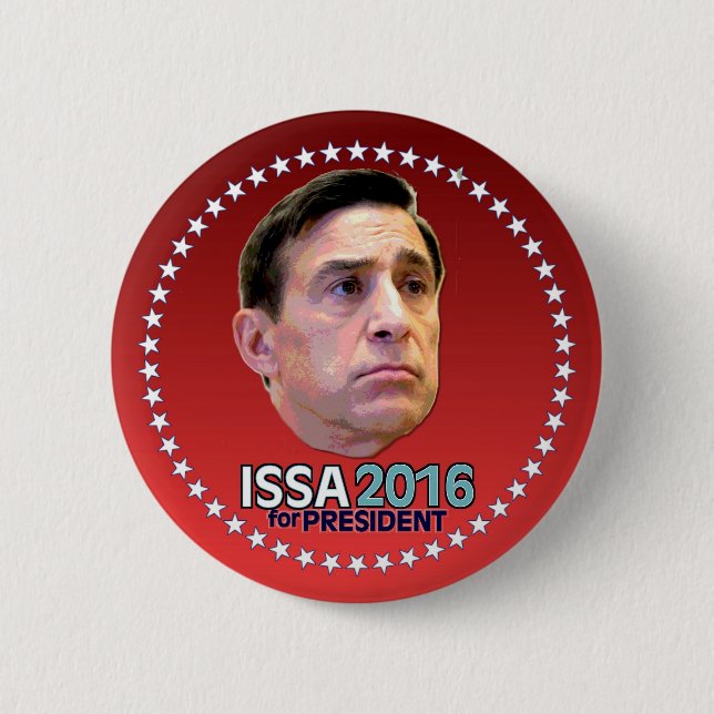 Darrell Issa for President 2016 6 Cm Round Badge (Front)