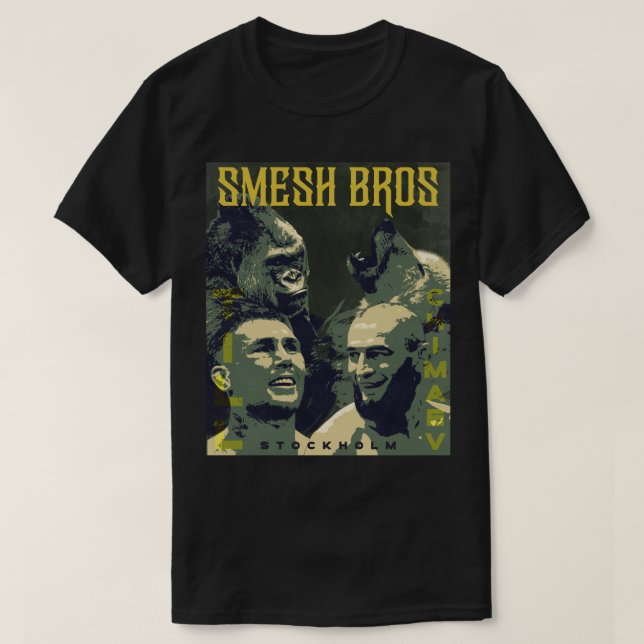 Darren Till, Khamzat Chimaev, Smesh Bros, Gifts Fo T-Shirt (Design Front)