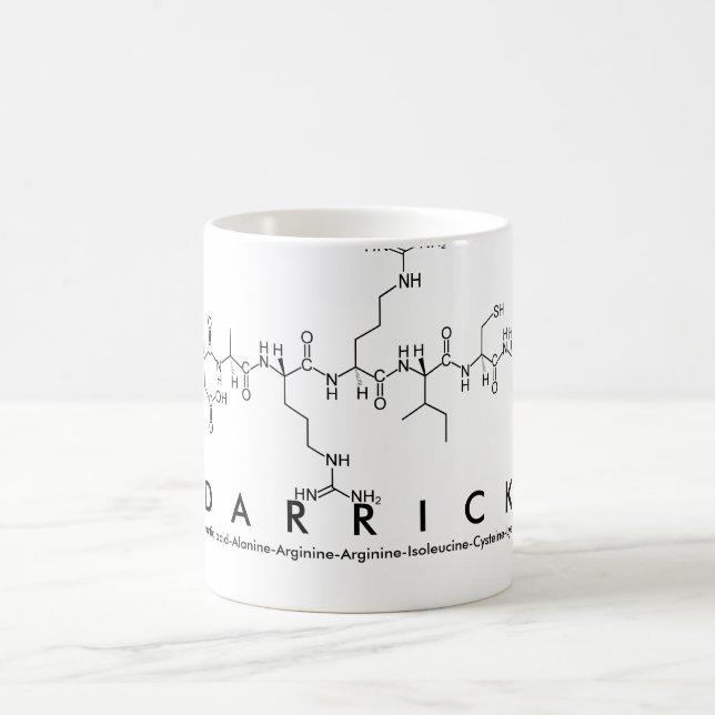 Darrick peptide name mug (Center)