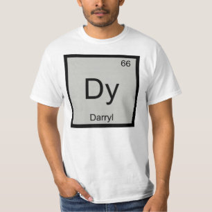 Darryl Name Chemistry Element Periodic Table T-Shirt