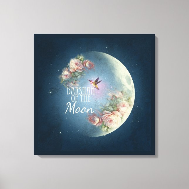 DARSHAN of the Moon - Wrapped Canvas (Front)