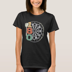 Dart 180 dartboard dartboard retro dart T-Shirt