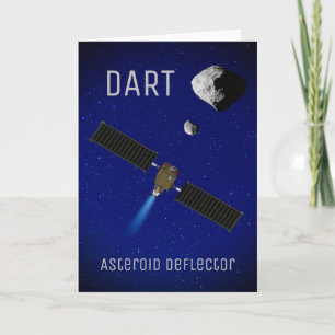 DART Asteroid Deflecting Spacecraft Card