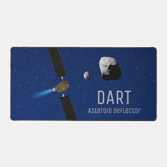 DART Asteroid Deflecting Spacecraft Desk Mat (Front)