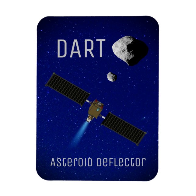 DART Asteroid Deflecting Spacecraft Magnet (Vertical)